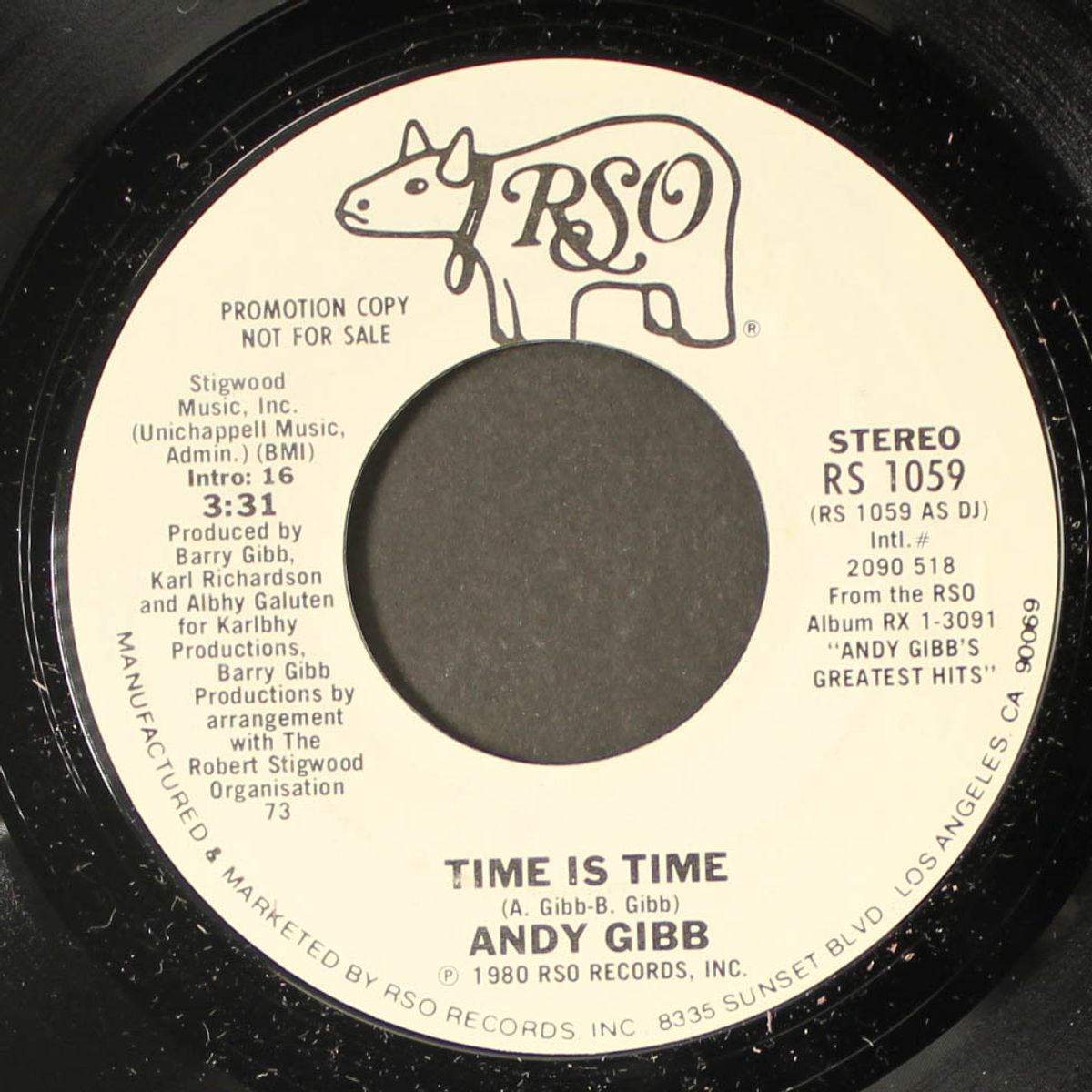 time is time / mono by ANDY GIBB