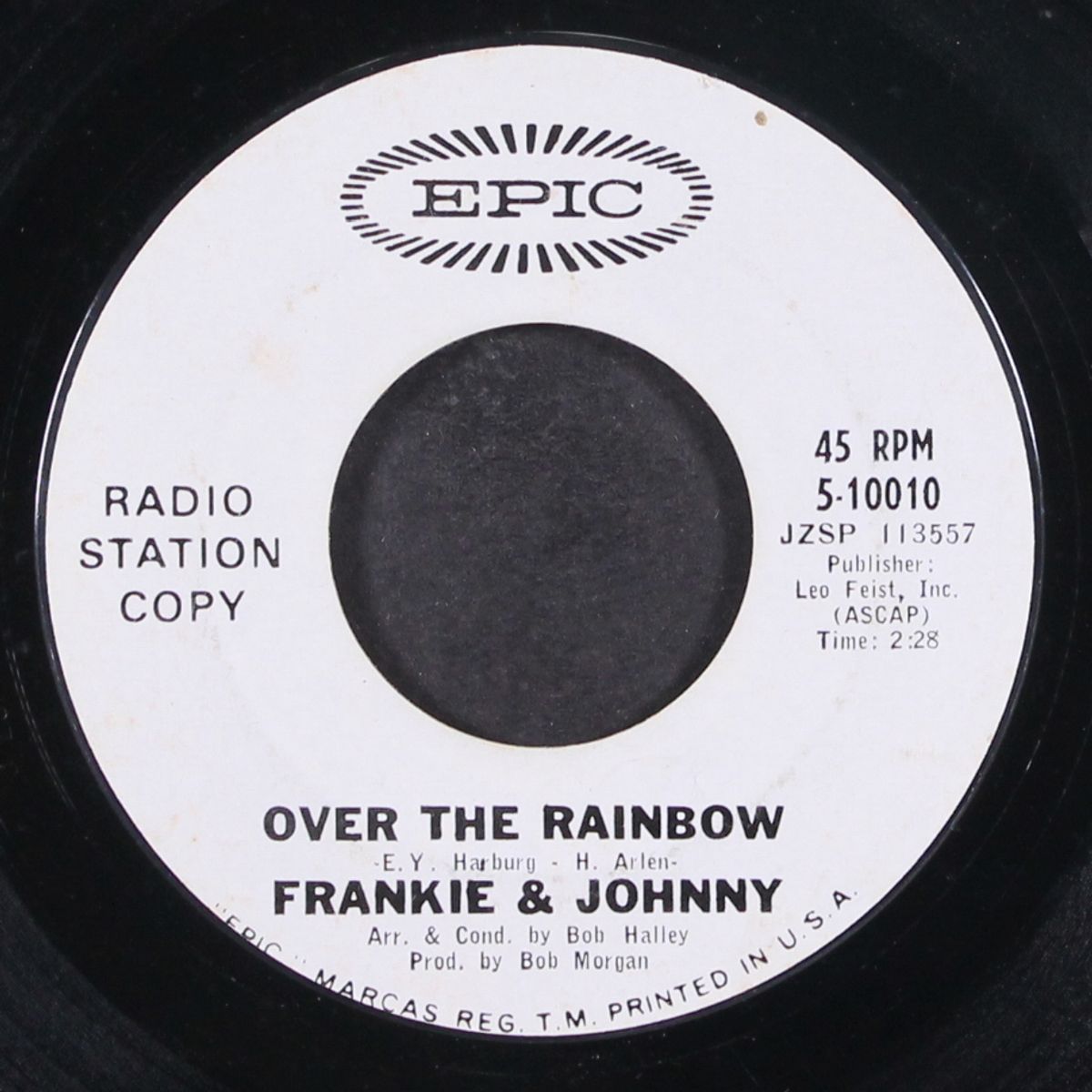 over the rainbow / two's company by FRANKIE & JOHNNY