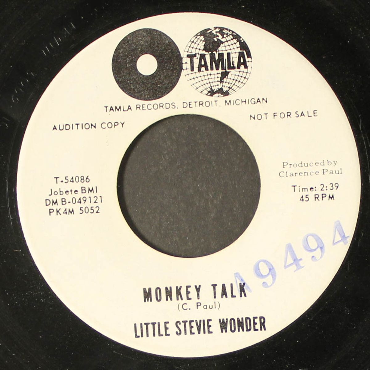 monkey talk / workout, stevie workout by STEVIE WONDER