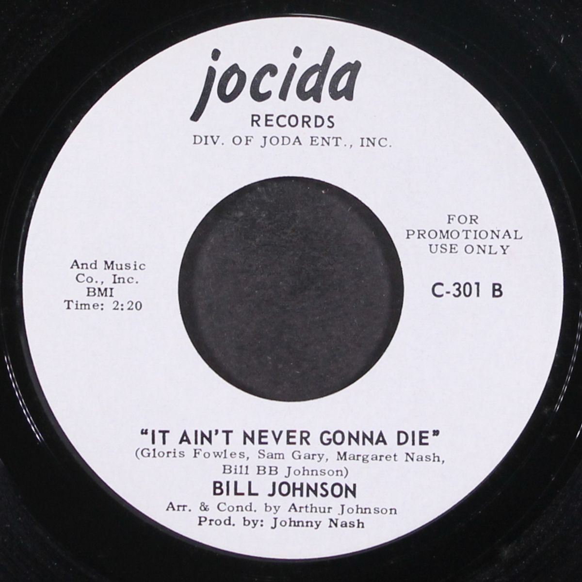 it ain't never gonna die / you got soul by BILL JOHNSON