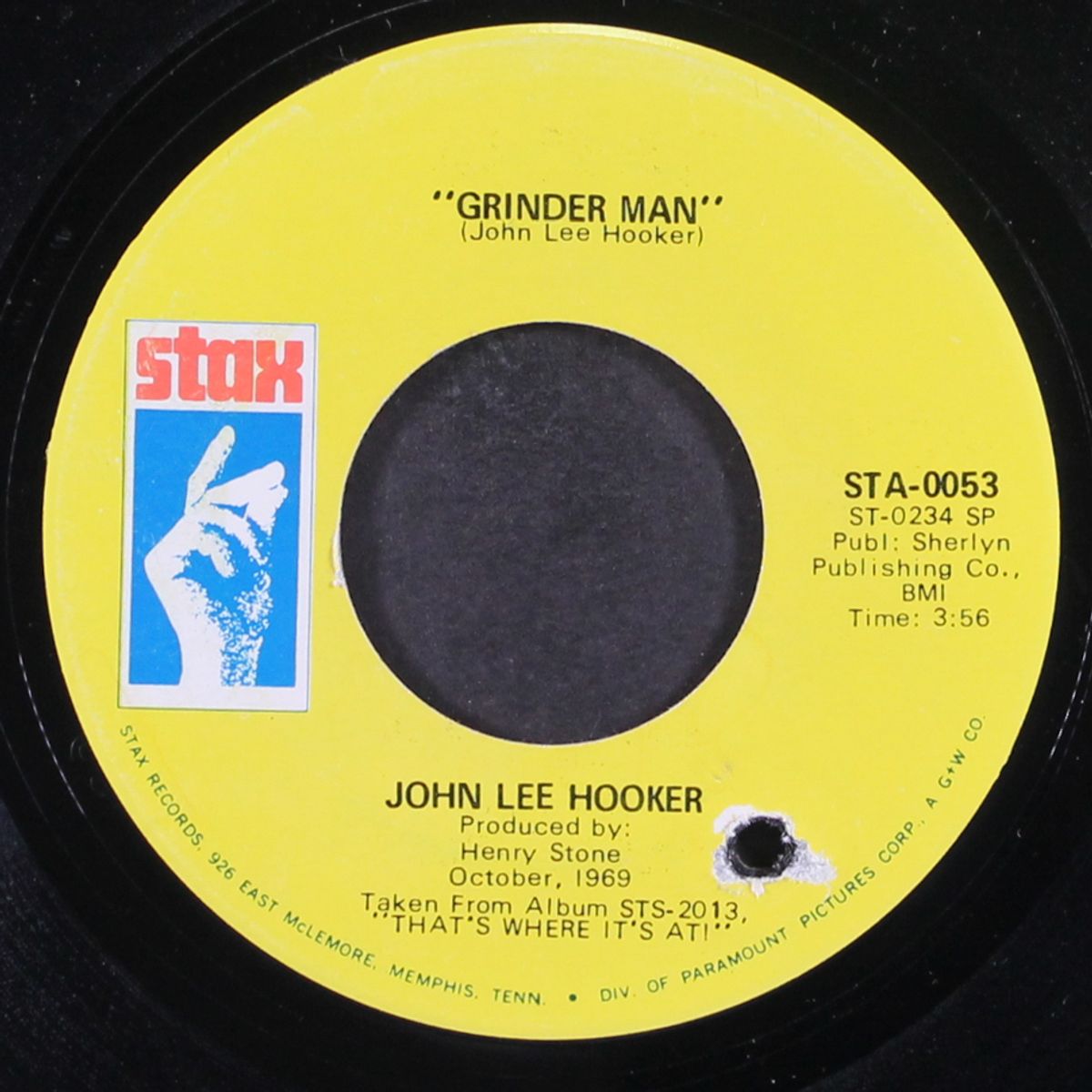 grinder man / slow and easy by JOHN LEE HOOKER