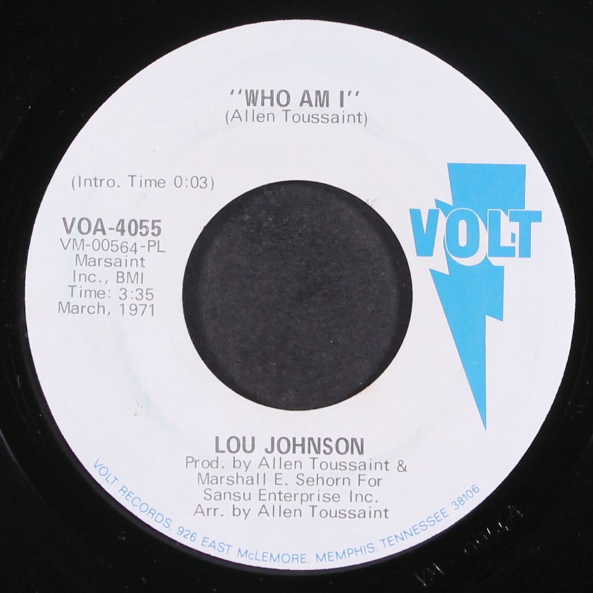 frisco here i come / who am i by LOU JOHNSON