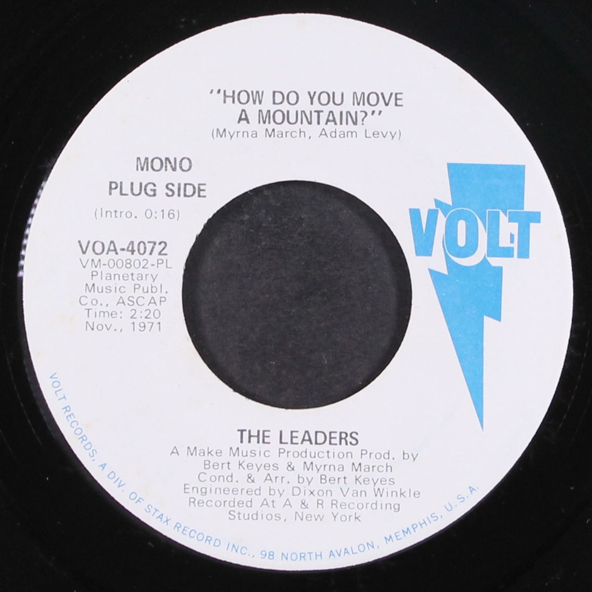 how do you move a mountain? / mono by LEADERS