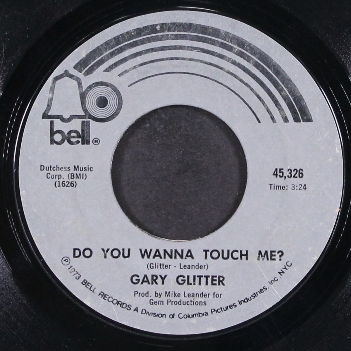 do you wanna touch me / i would if i could but i can't by GARY GLITTER