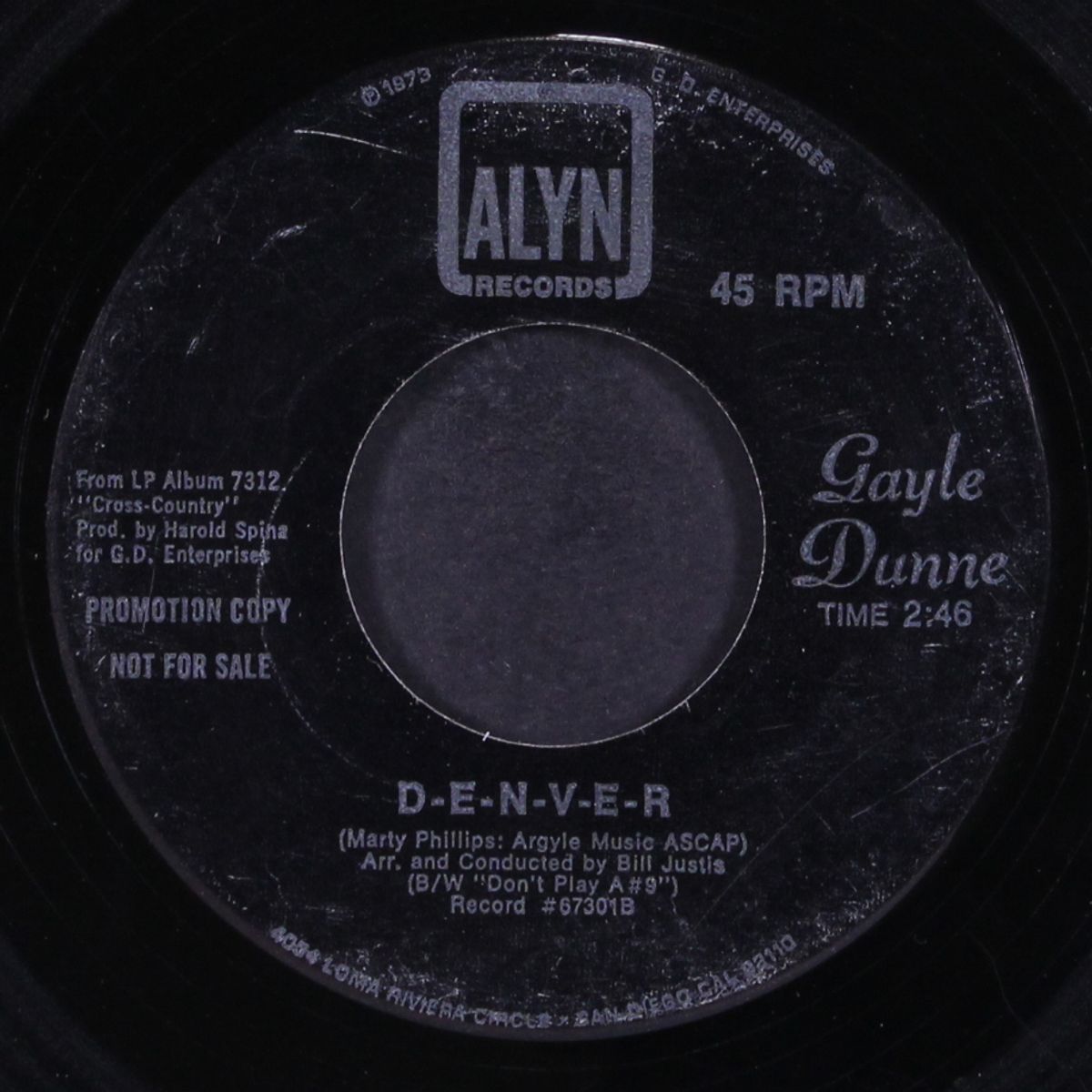 don't play a #9 / d-e-n-v-e-r by GAYLE DUNNE
