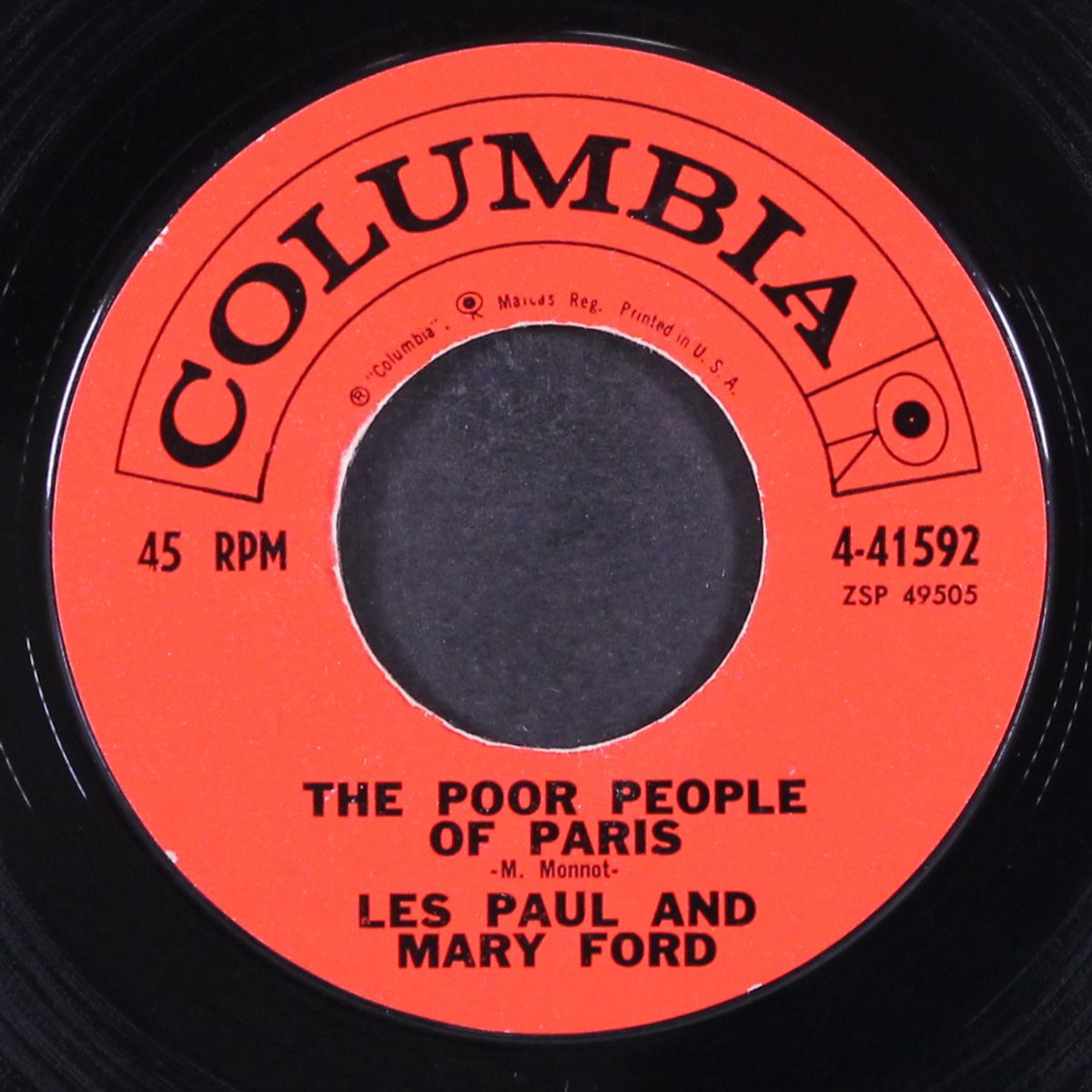 the poor people of paris / all night long by LES PAUL & MARY FORD
