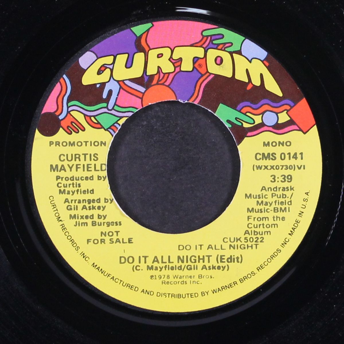 do it all night / mono by CURTIS MAYFIELD