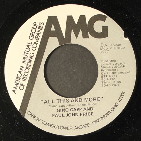 GINO CAPP & PAUL JOHN PRICE