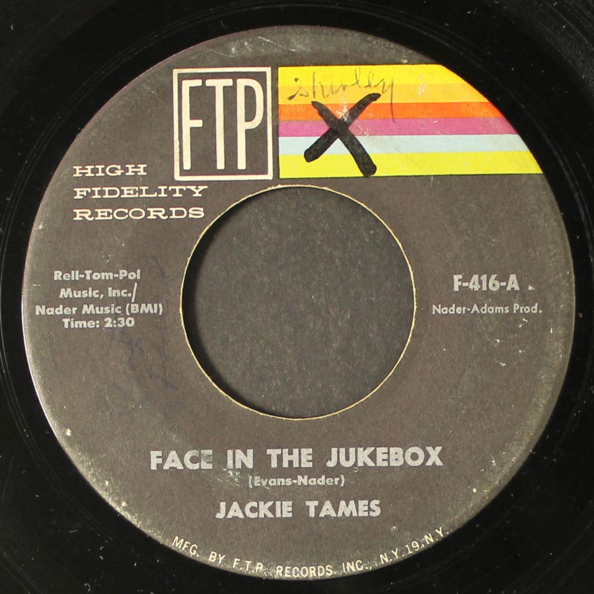 countin' calories / face in the jukebox by JACKIE TAMES