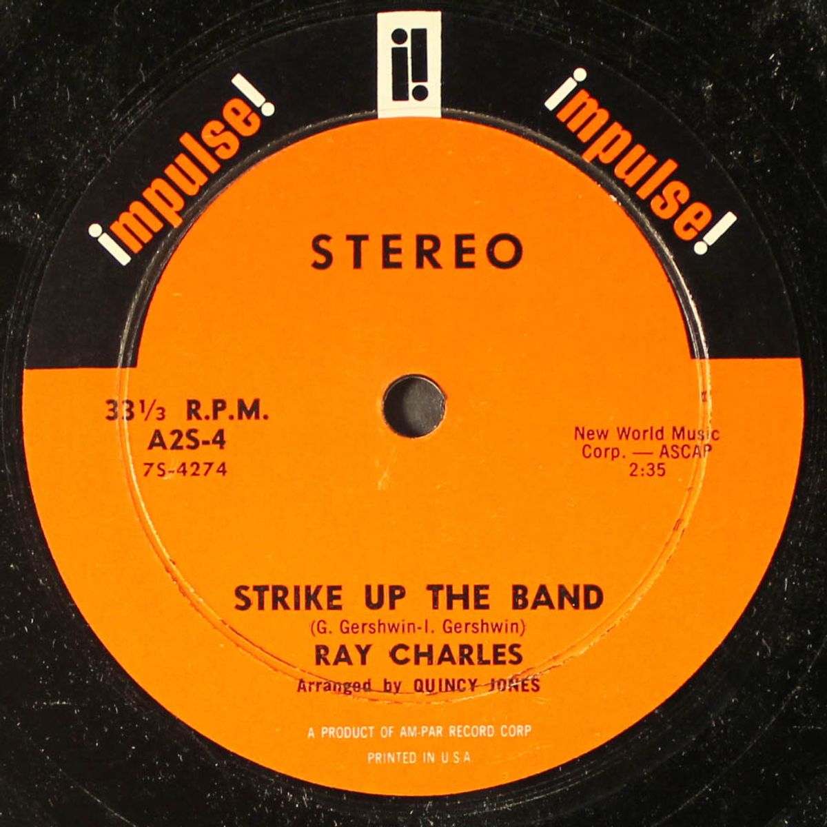 stompin' room onlystrike up the band by RAY CHARLES