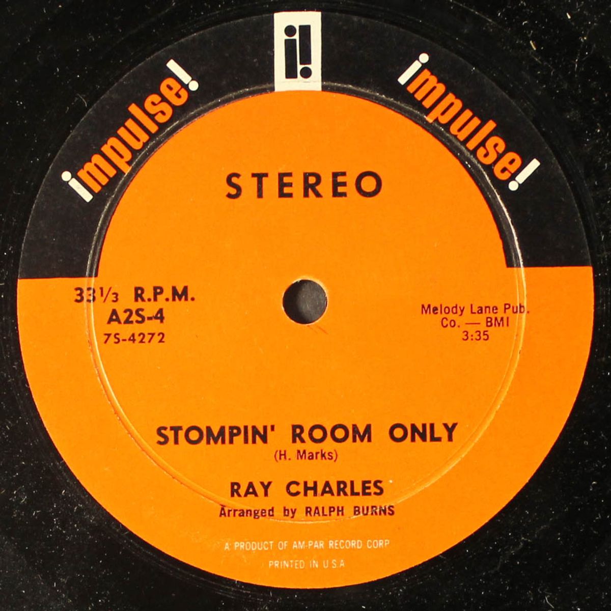 stompin' room onlystrike up the band by RAY CHARLES