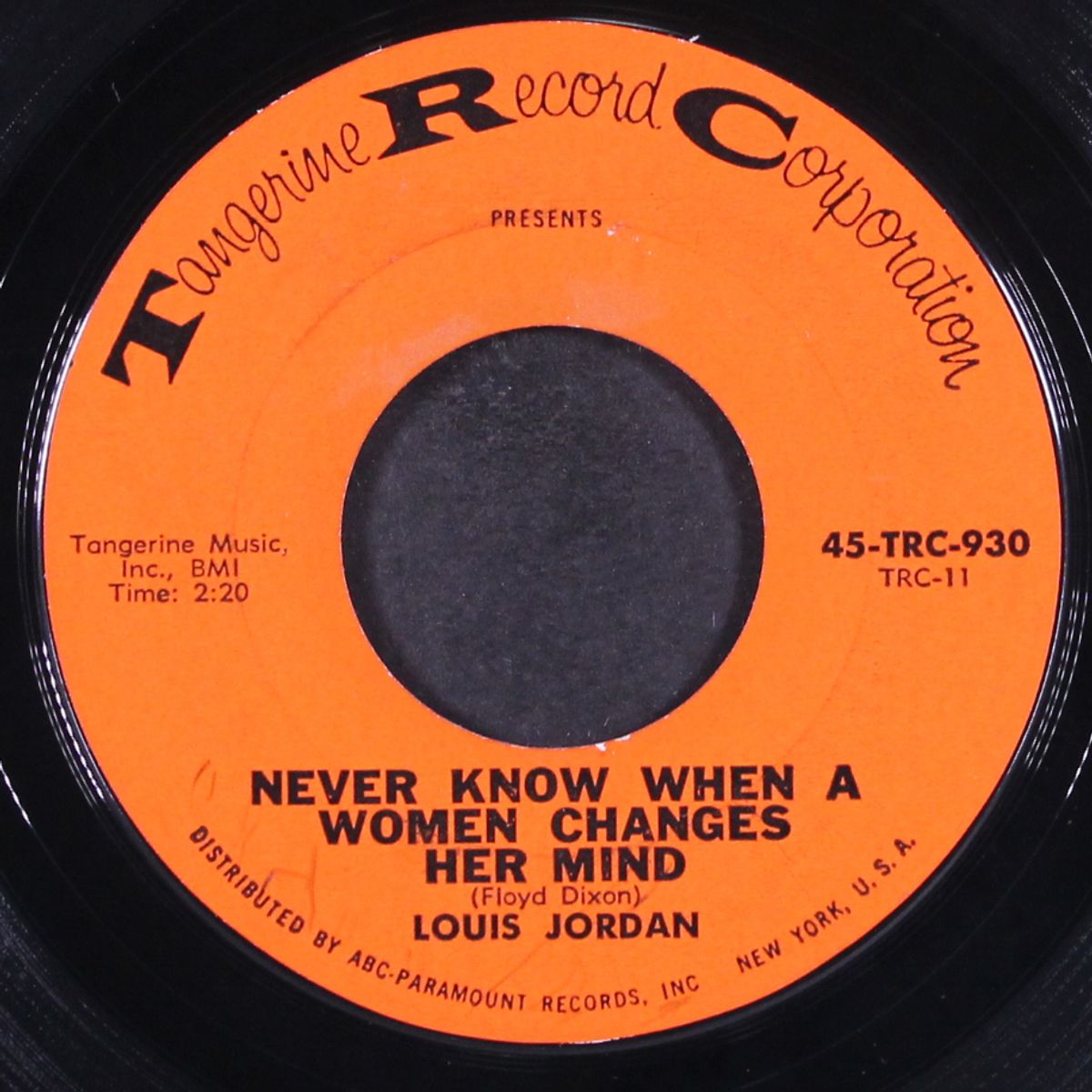 hardhead / never know when a woman changes her mind by LOUIS JORDAN