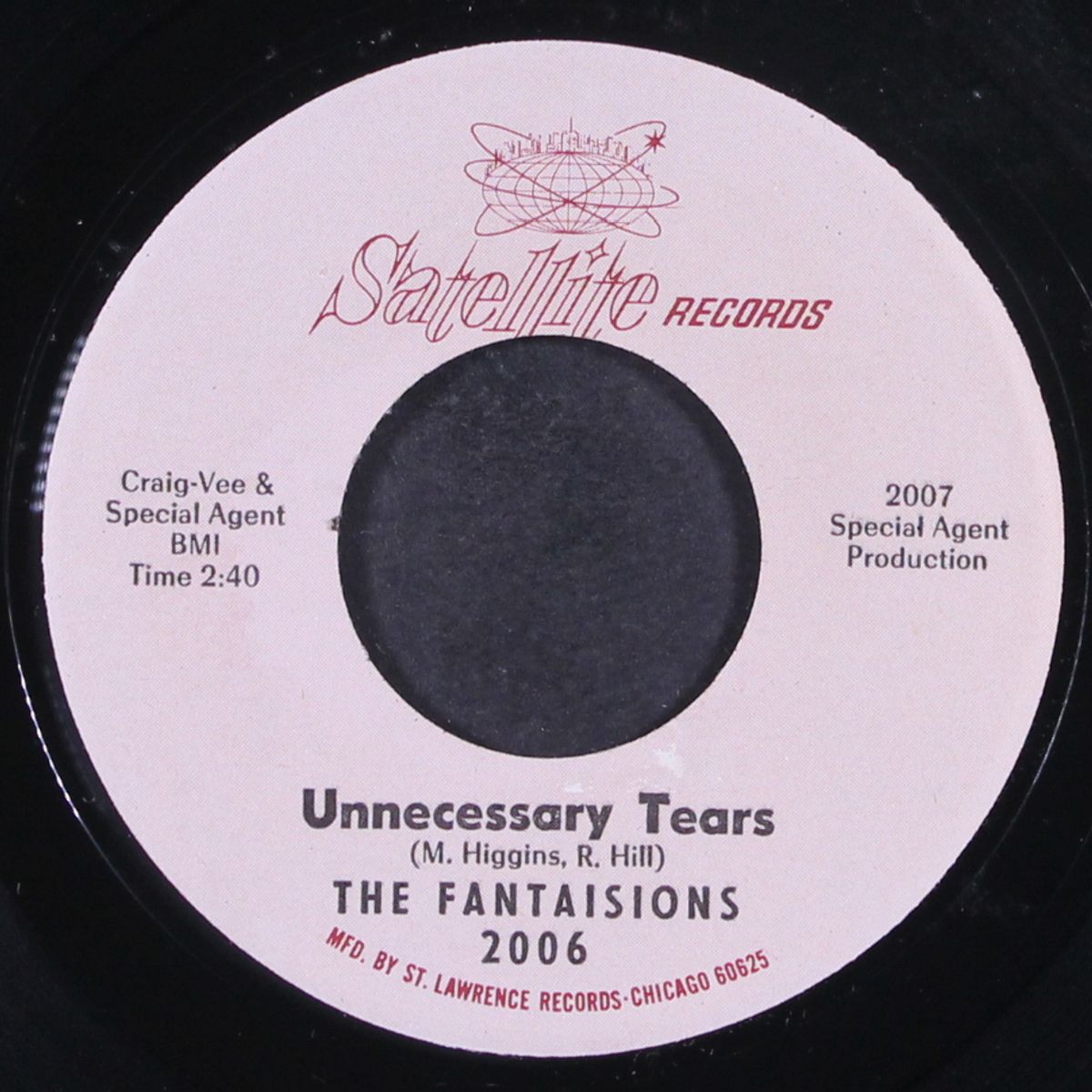 unnecessary tears / that's where the action is by FANTAISIONS