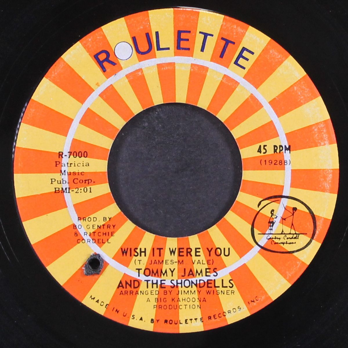 wish it were you / get out now by TOMMY JAMES & SHONDELLS