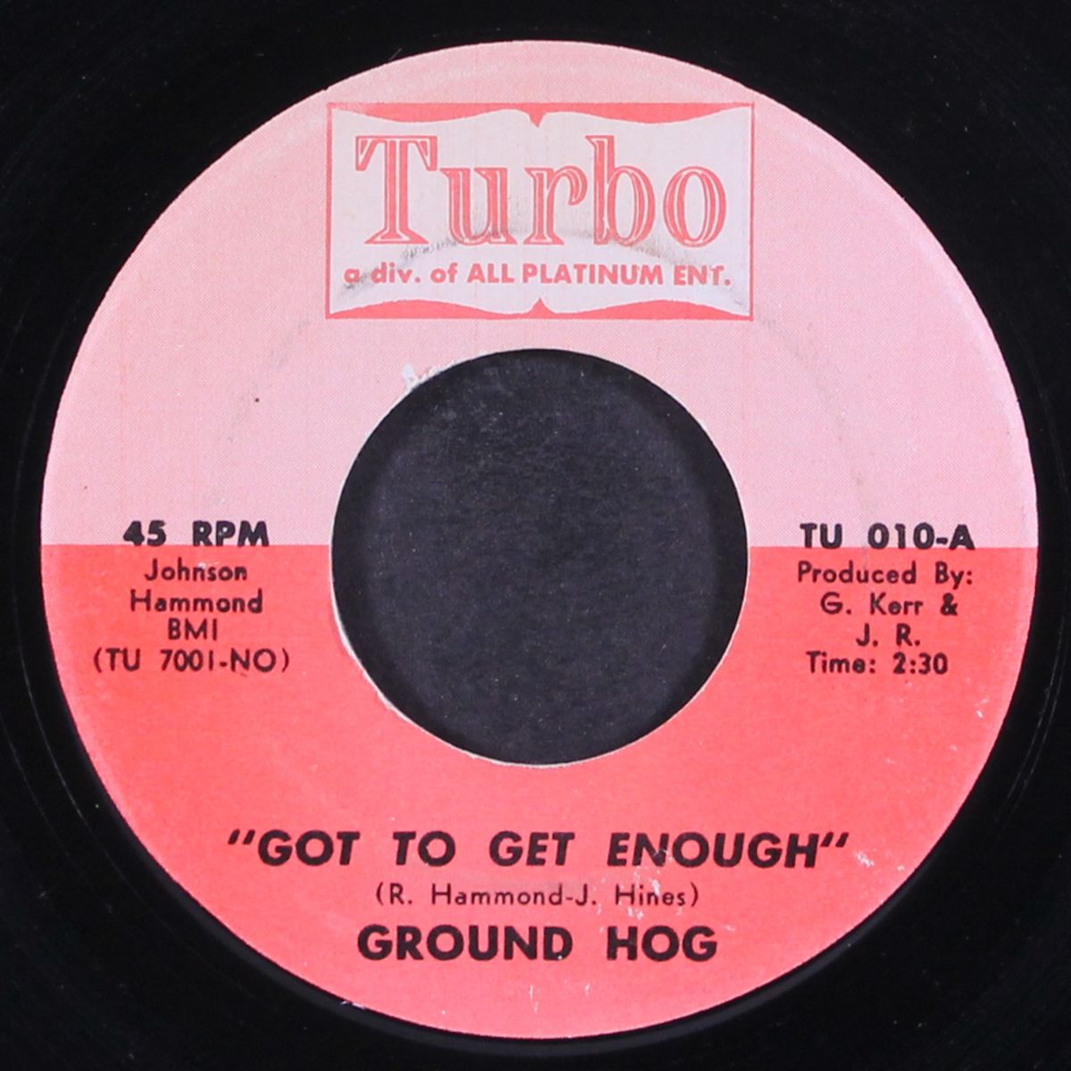 got to get enough / going back home by GROUND HOG