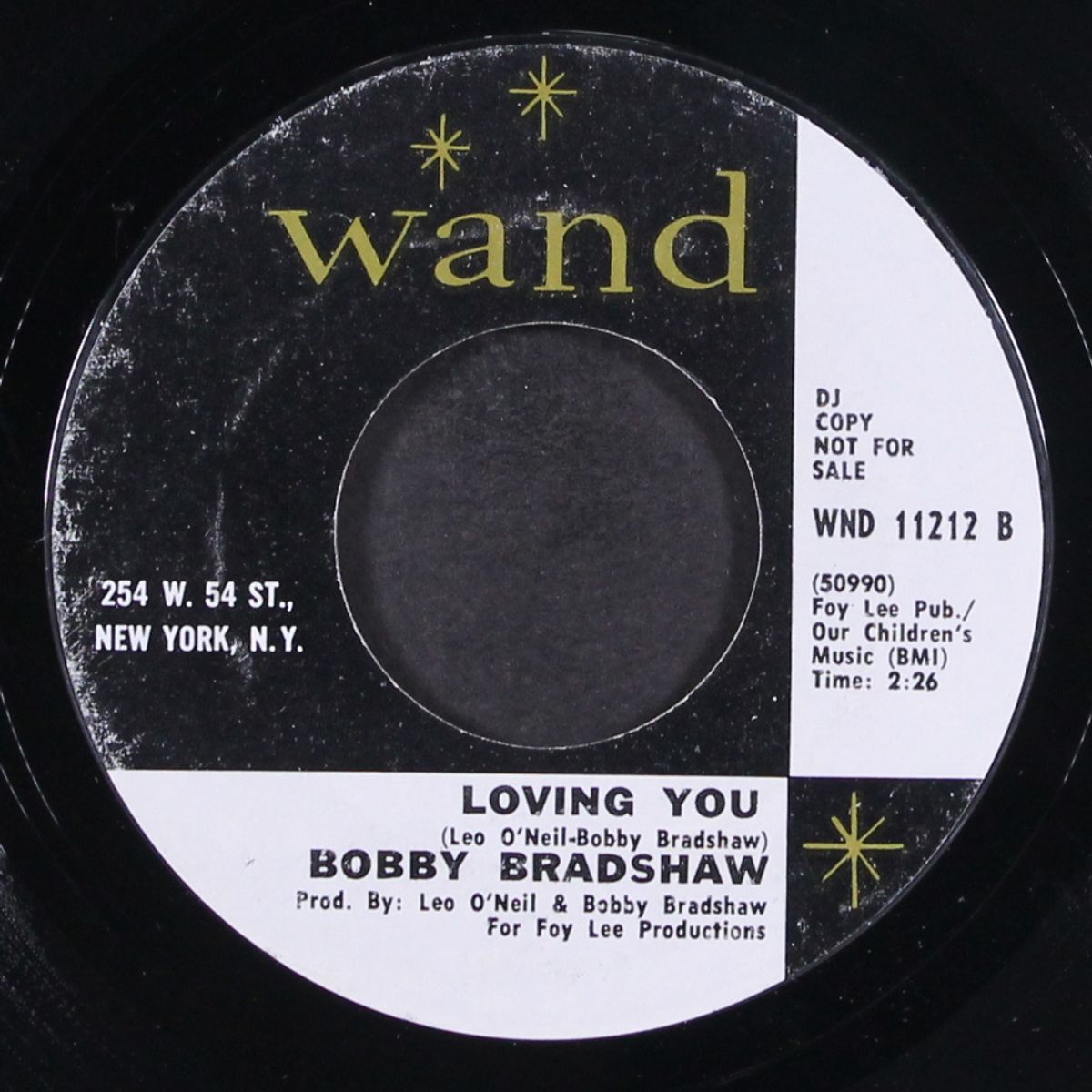 show me a man / loving you by BOBBY BRADSHAW