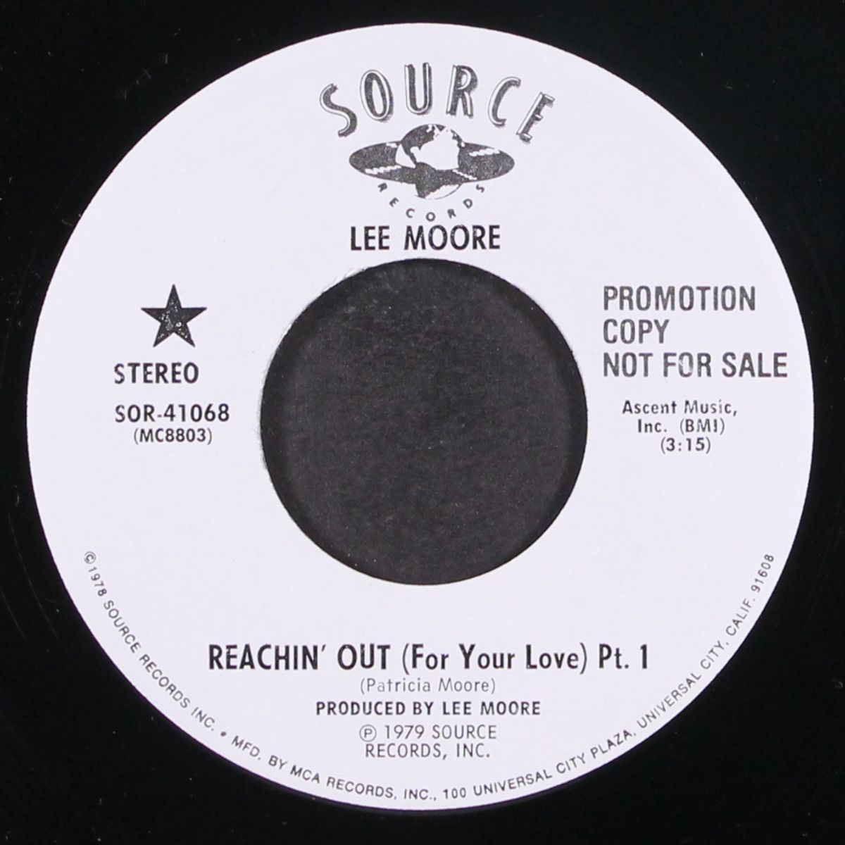 reachin' out / same by LEE MOORE