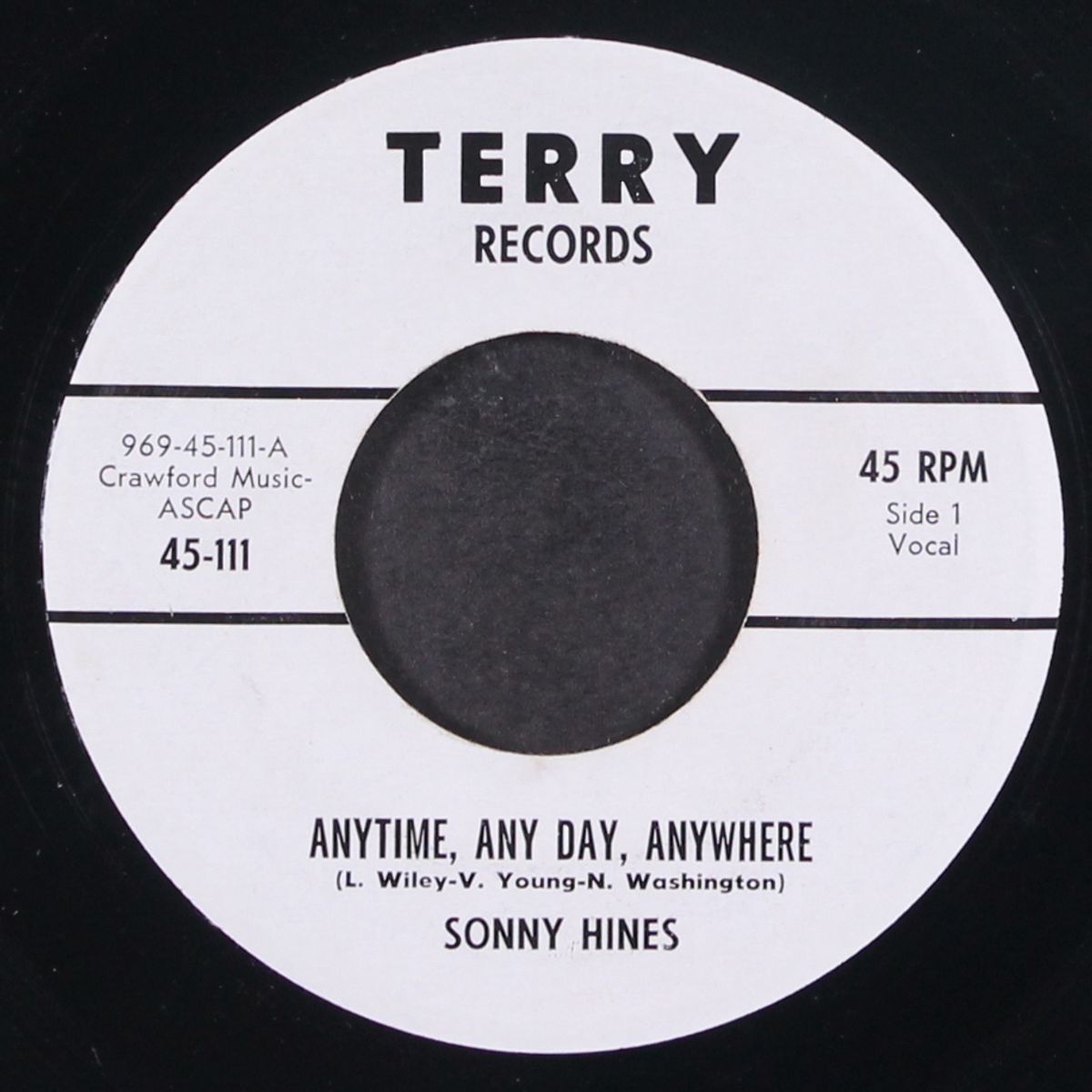 anytime, any day, anywhere by SONNY HINES