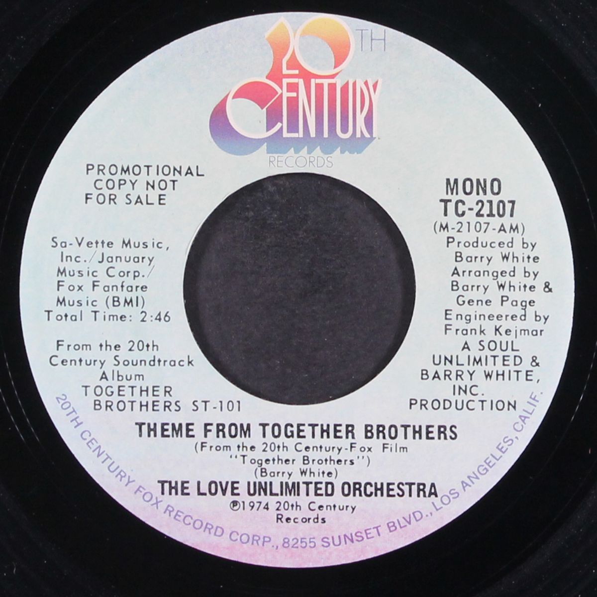 theme from together brothers / mono by LOVE UNLIMITED ORCHESTRA