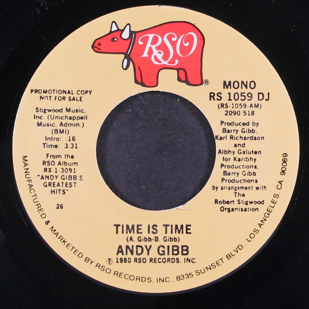 time is time / mono by ANDY GIBB