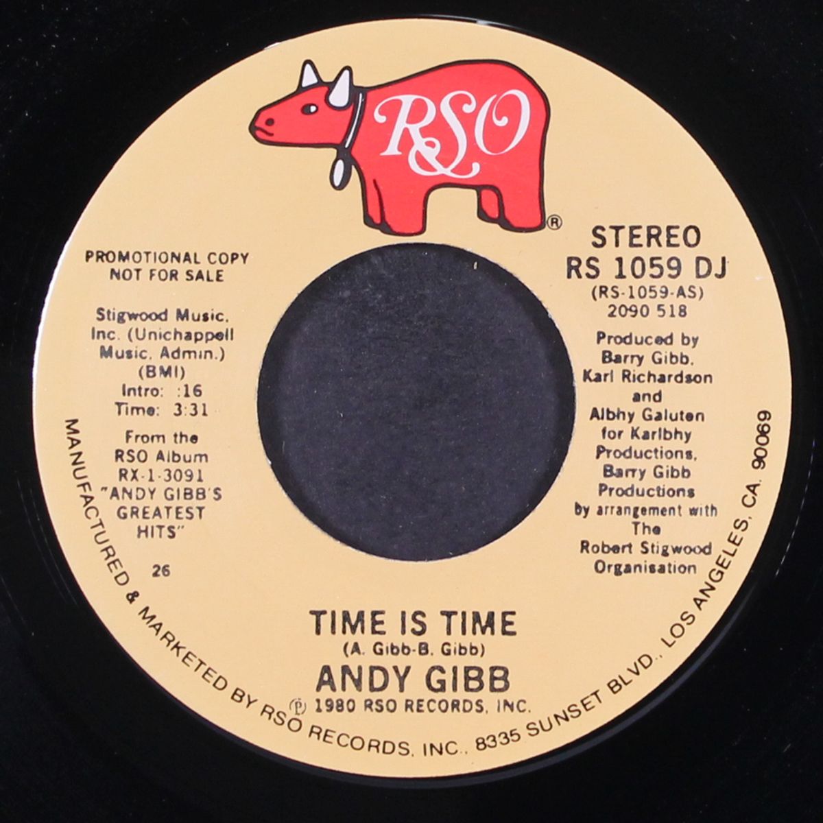 time is time / mono by ANDY GIBB