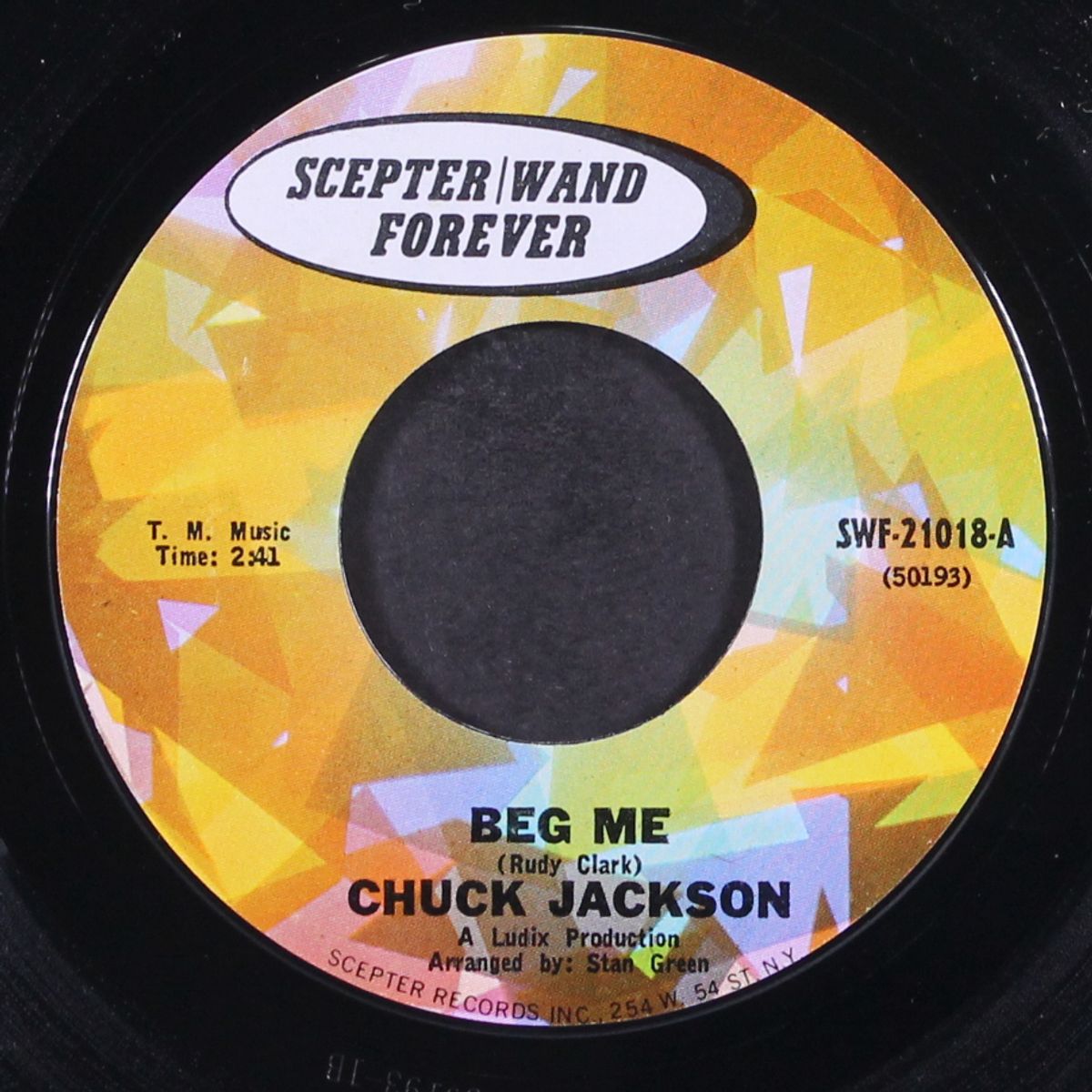 beg me / this broken heart that you gave me by CHUCK JACKSON