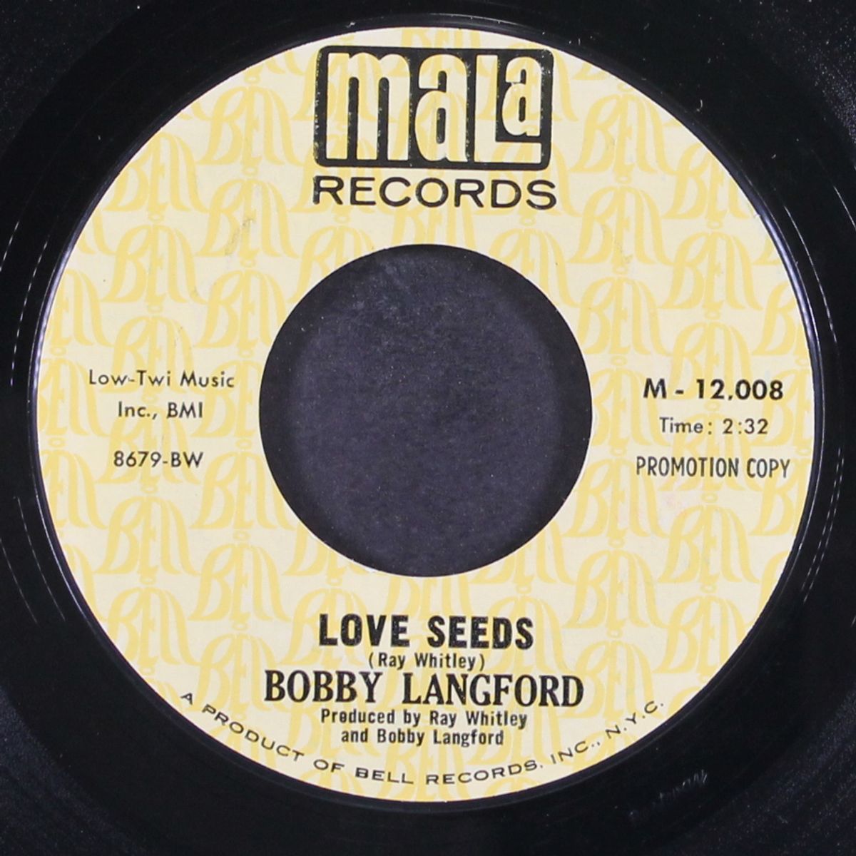 peace of mind / love seeds by BOBBY LANGFORD