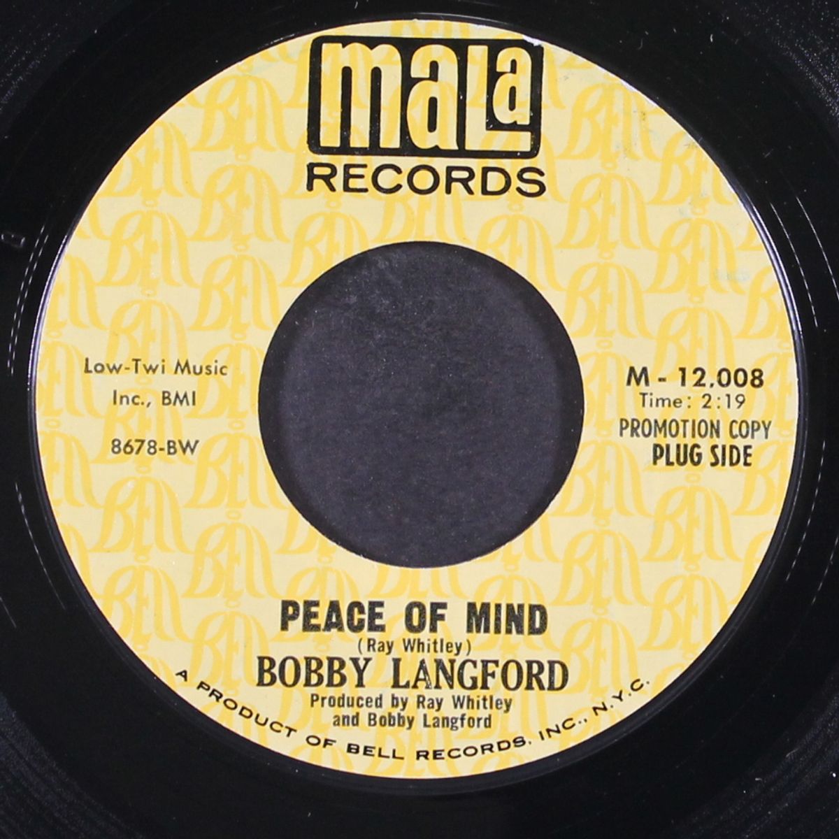 peace of mind / love seeds by BOBBY LANGFORD
