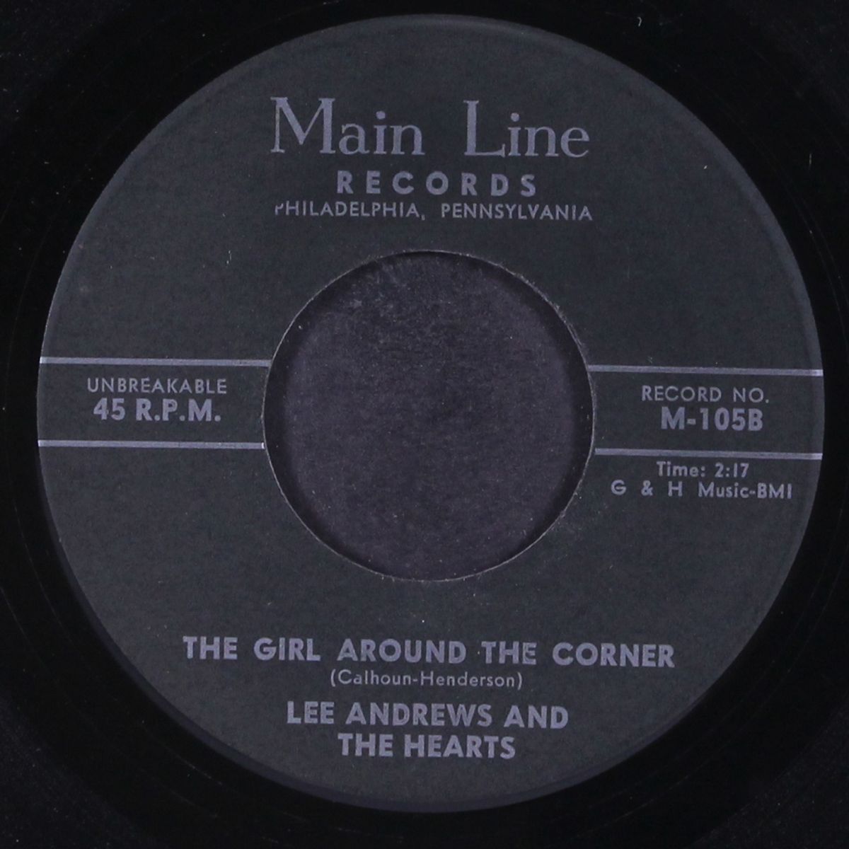 teardrops / the girl around the corner by LEE ANDREWS & HEARTS