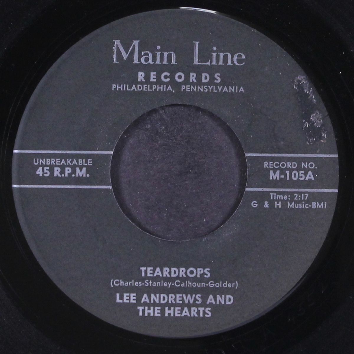 teardrops / the girl around the corner by LEE ANDREWS & HEARTS