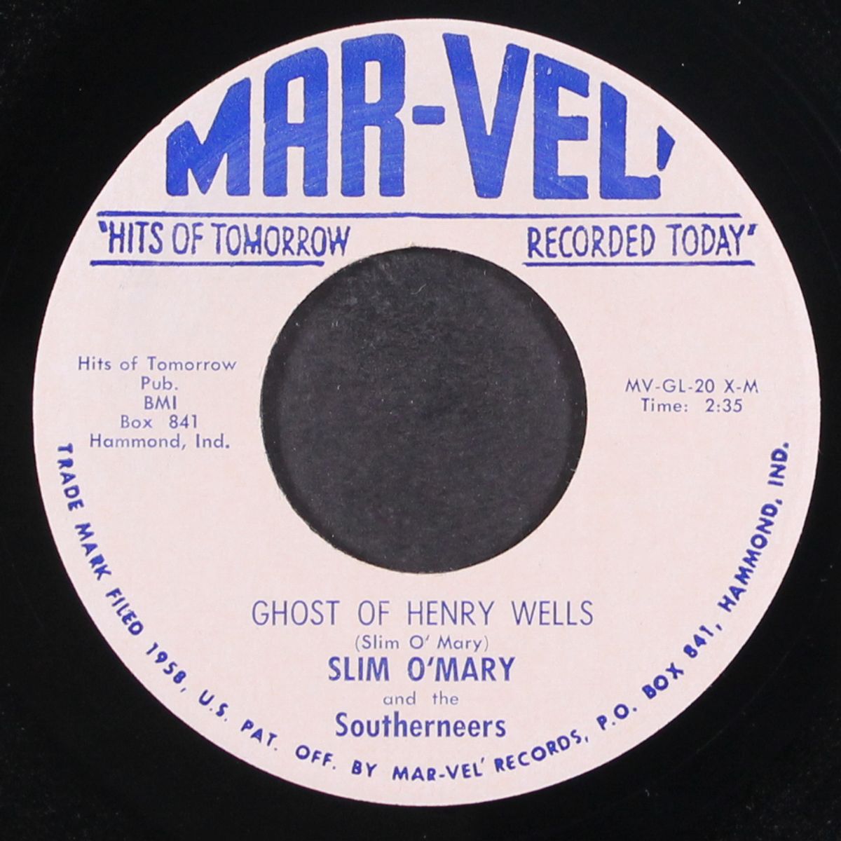 row boy, sink or swim / ghost of henry wells by SLIM O'MARY & SOUTHERNEERS
