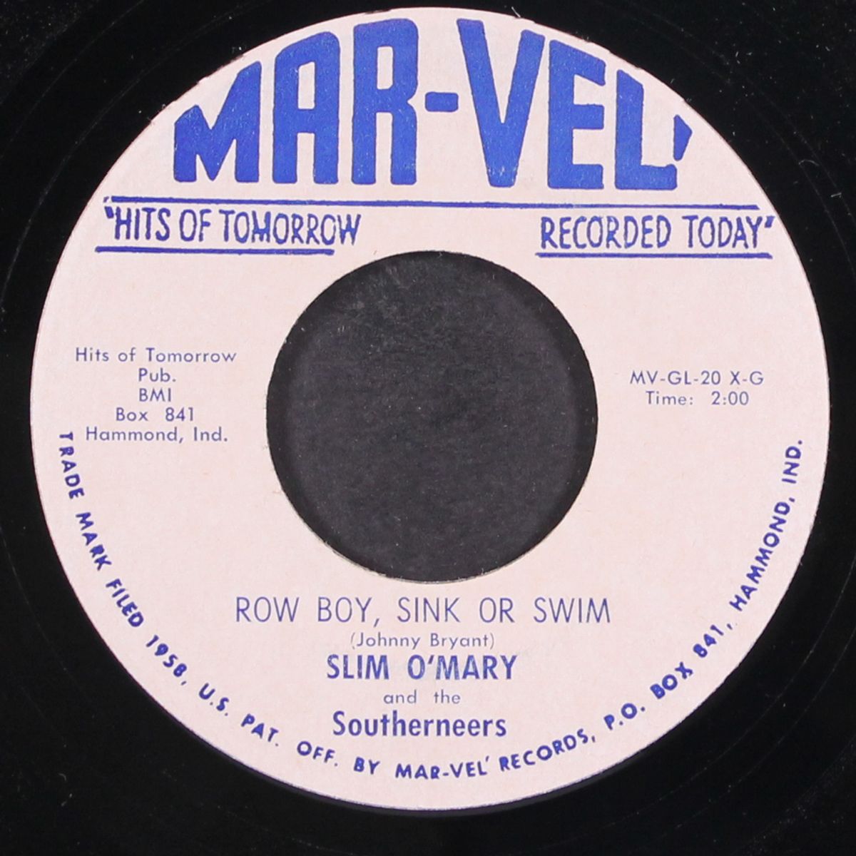 row boy, sink or swim / ghost of henry wells by SLIM O'MARY & SOUTHERNEERS