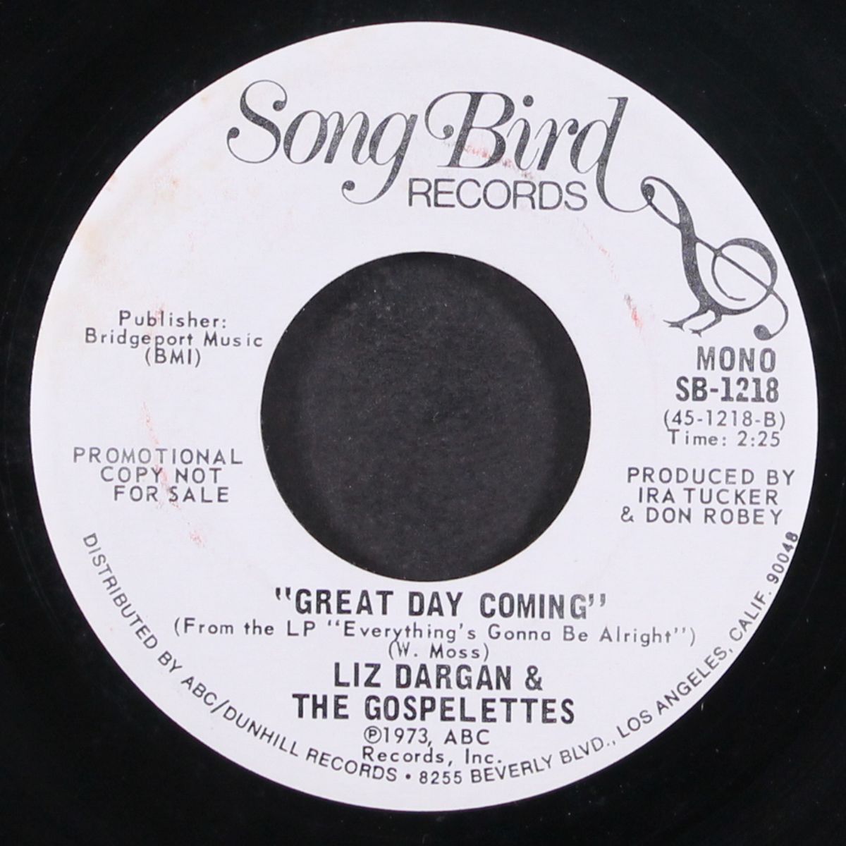 everything's gonna be alright / great day coming by LIZ DARGAN & GOSPELETTES