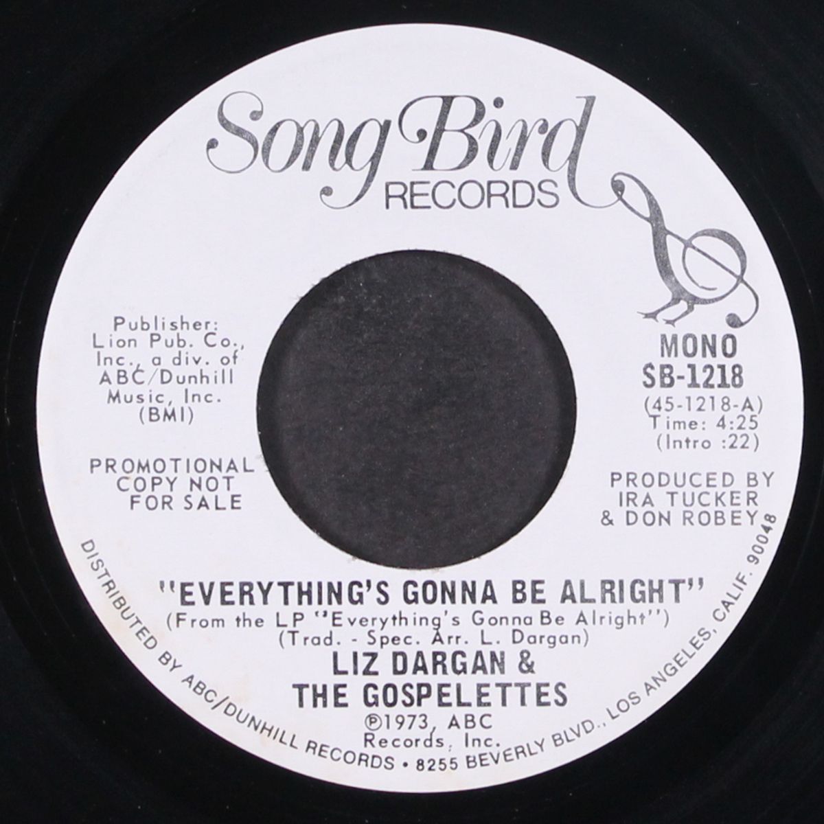 everything's gonna be alright / great day coming by LIZ DARGAN & GOSPELETTES