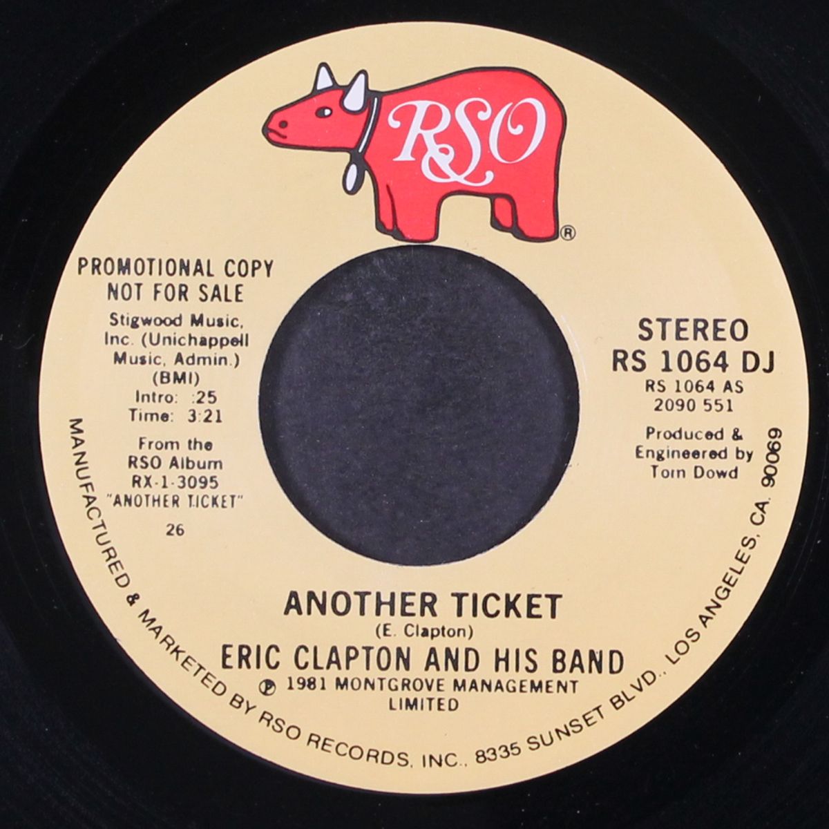 another ticket / mono by ERIC CLAPTON