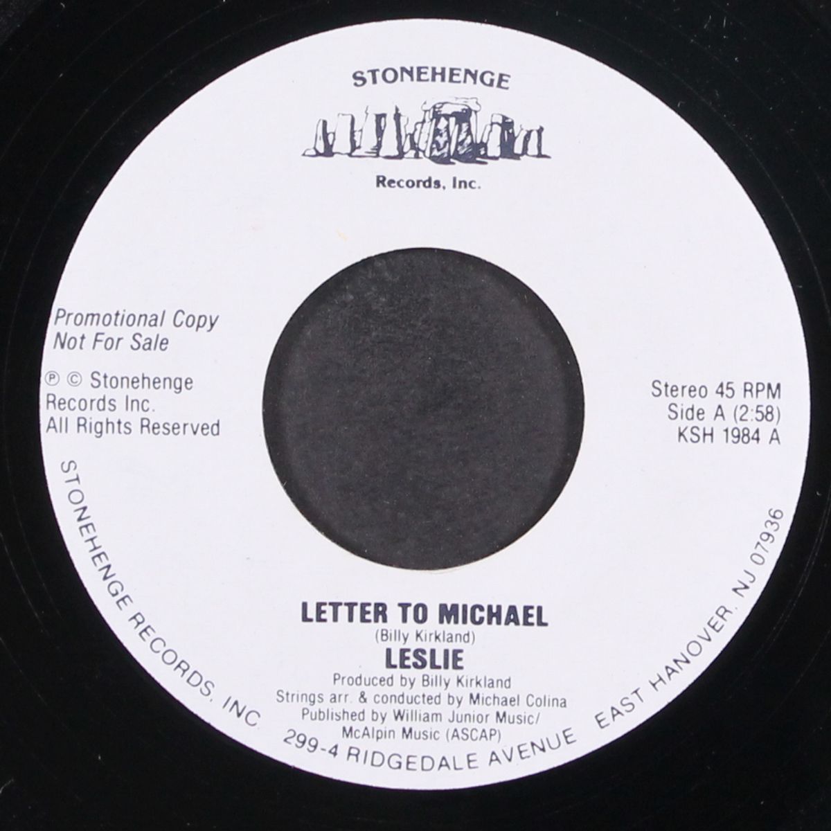 letter to michael / same by LESLIE