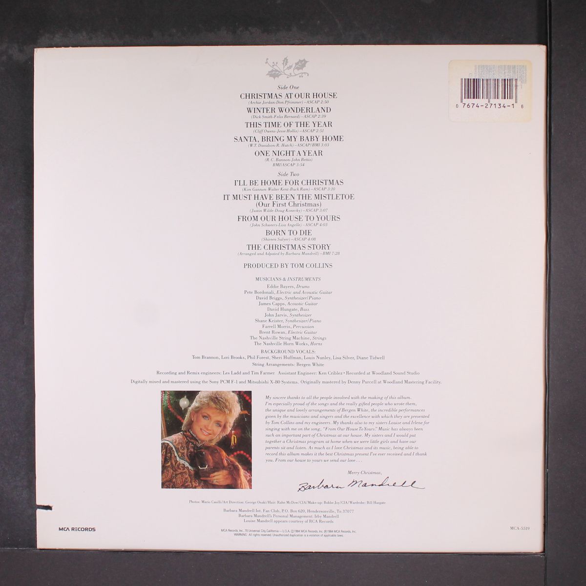 christmas at our house by BARBARA MANDRELL