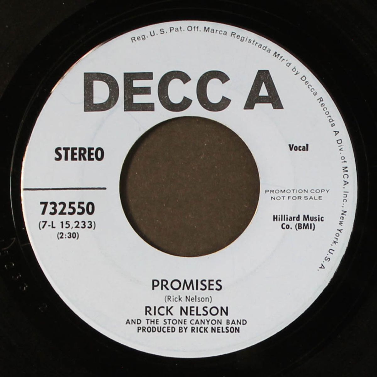 she belongs to me / promises by RICK NELSON