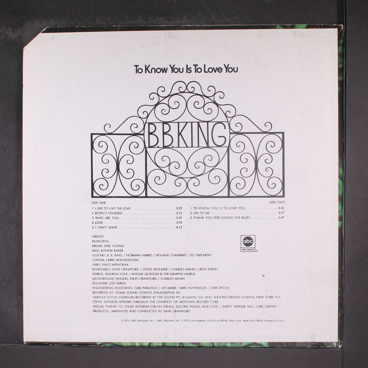 to know you is to love you by B.B. KING