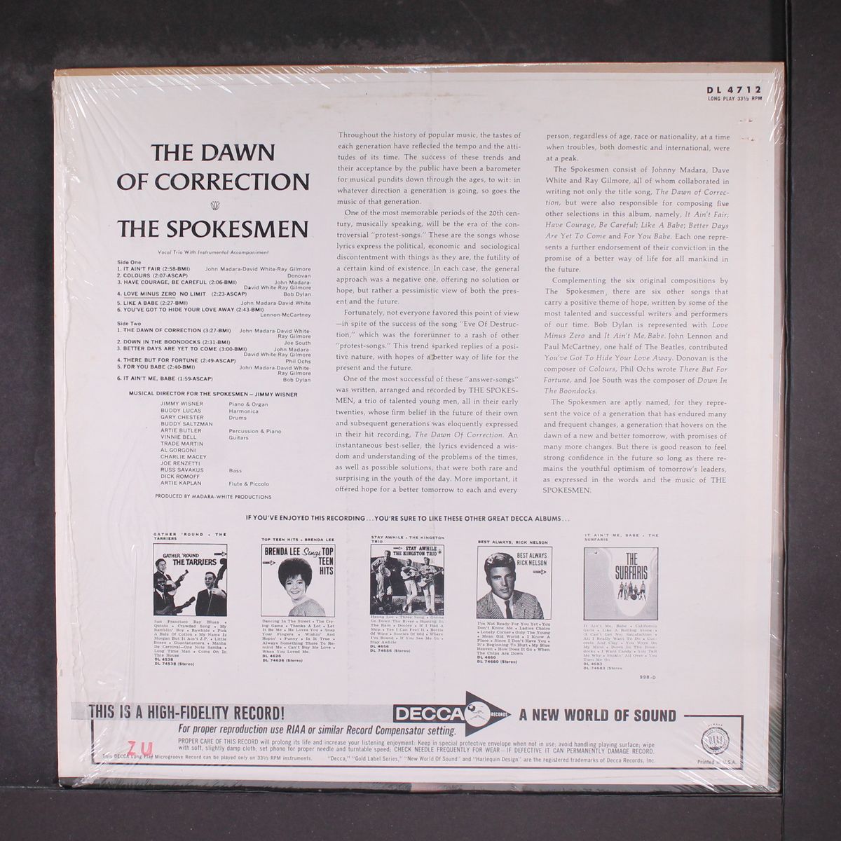 the dawn of correction by SPOKESMEN