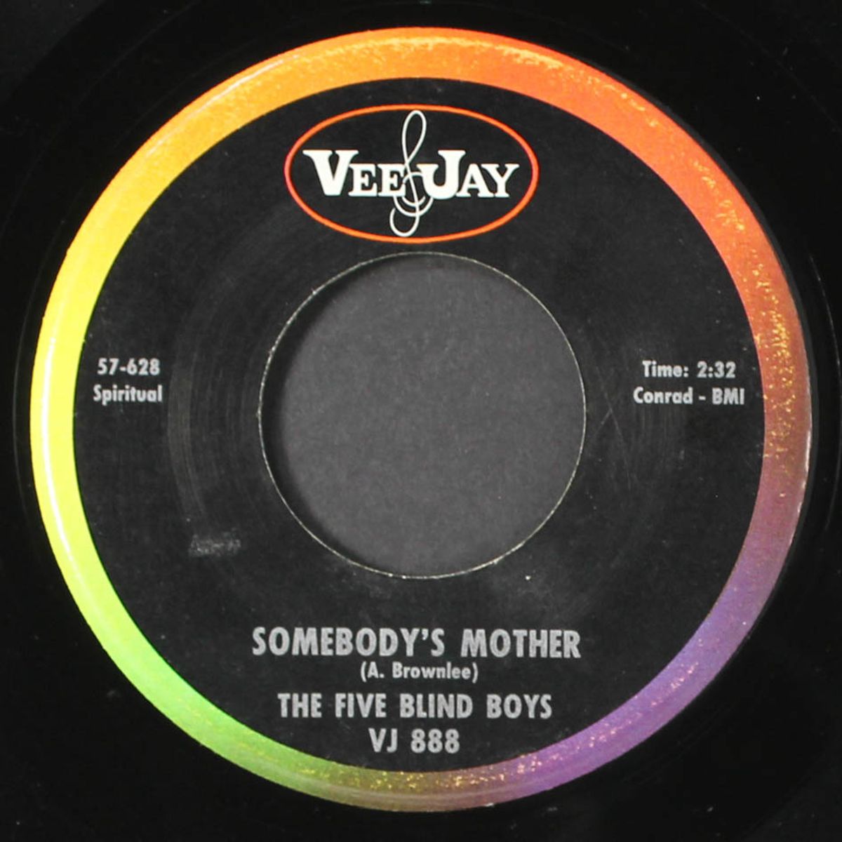 all over me / somebody's mother by FIVE BLIND BOYS