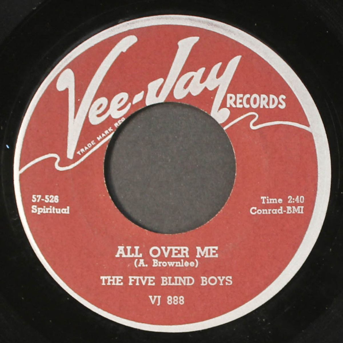 all over me / somebody's mother by FIVE BLIND BOYS