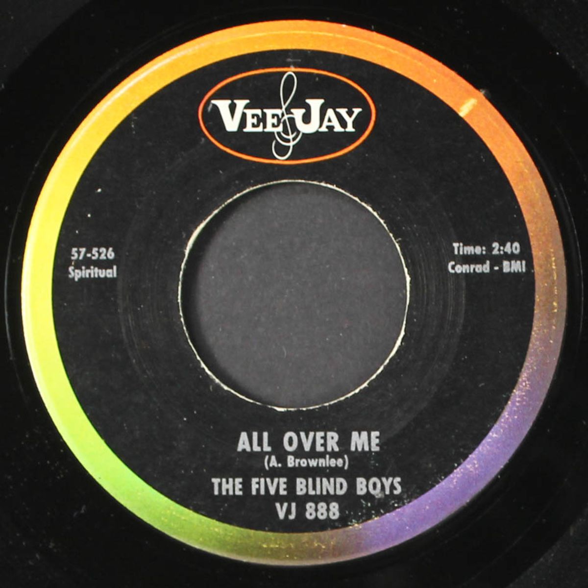 all over me / somebody's mother by FIVE BLIND BOYS