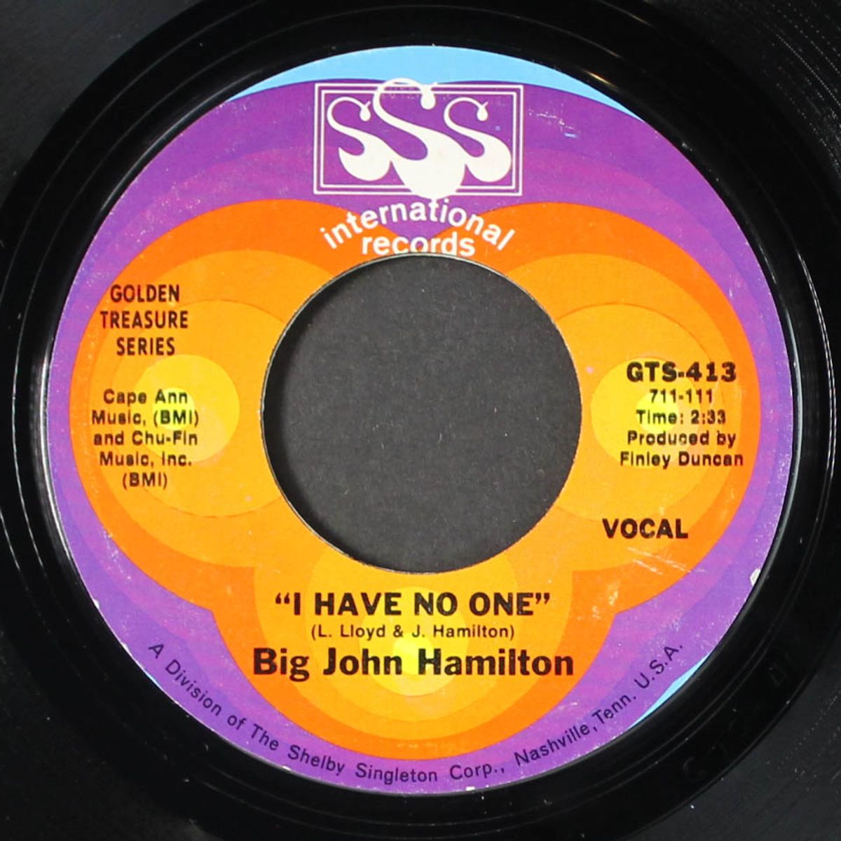 i have no one / i just want to thank you by BIG JOHN HAMILTON