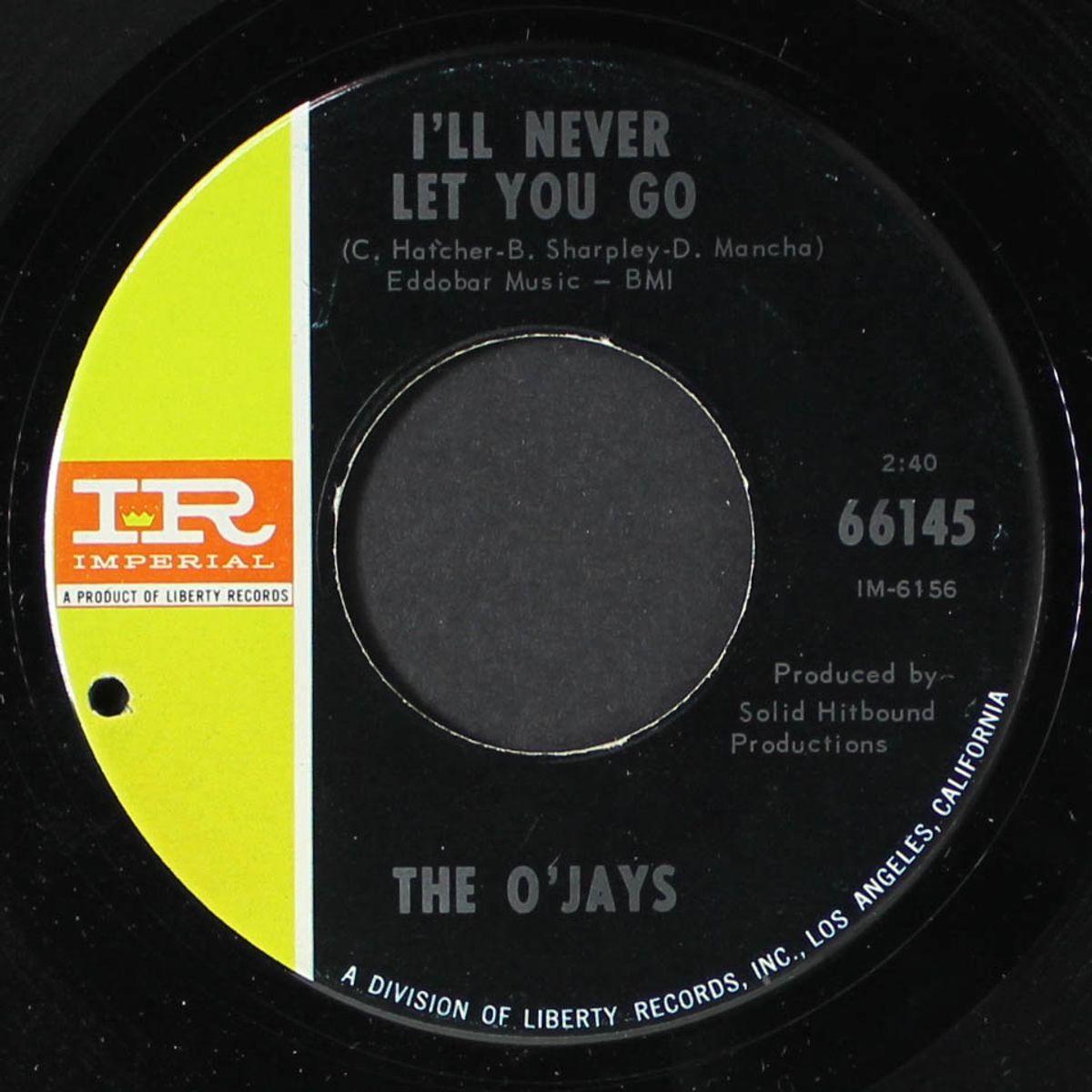 it won't hurt / i'll never let you go by O'JAYS