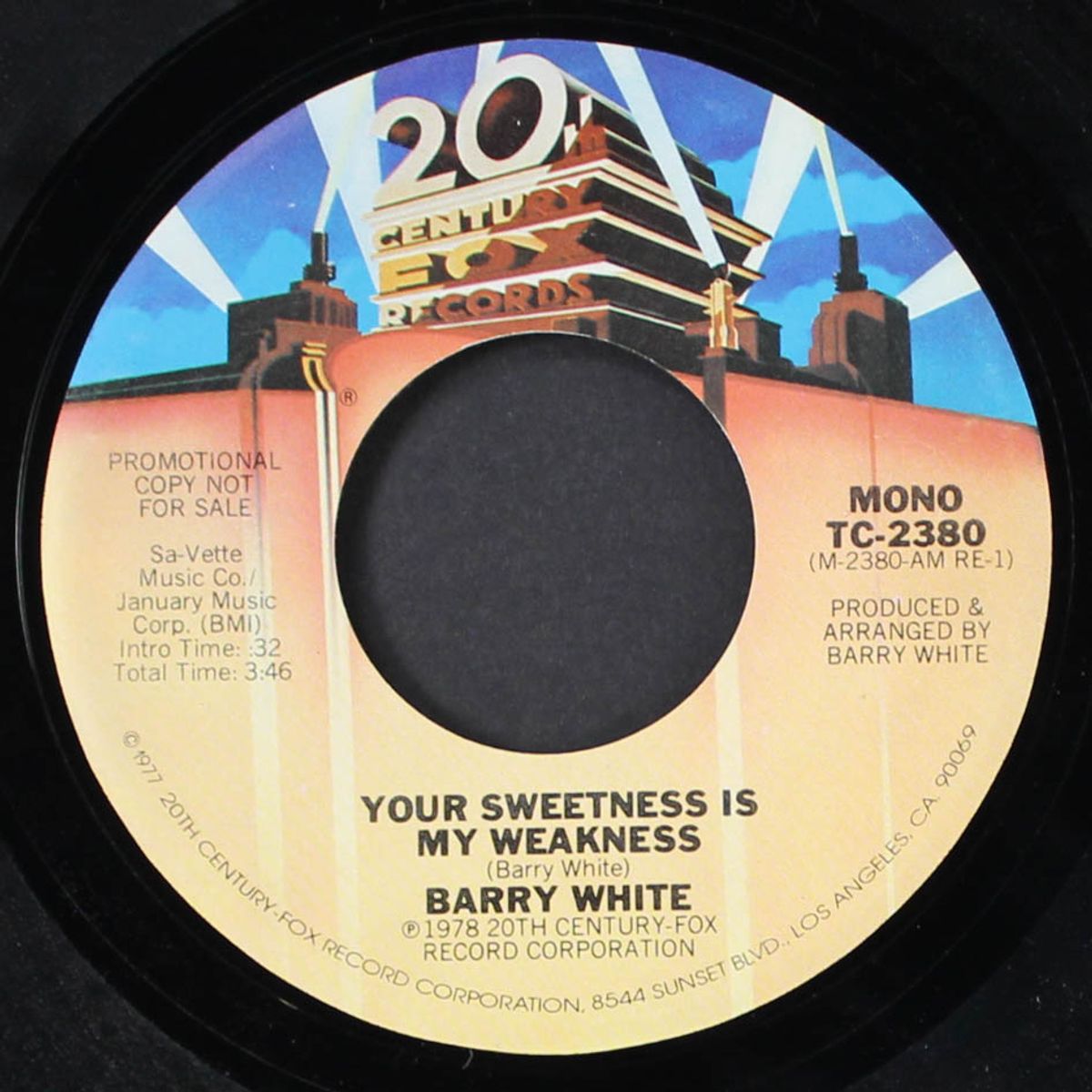 your sweetness is my weakness / mono by BARRY WHITE
