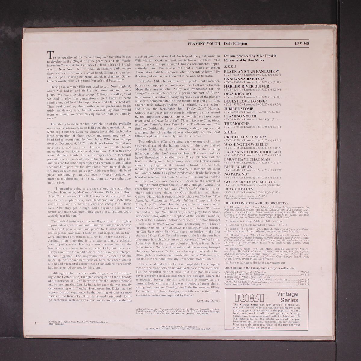 flaming youth by DUKE ELLINGTON
