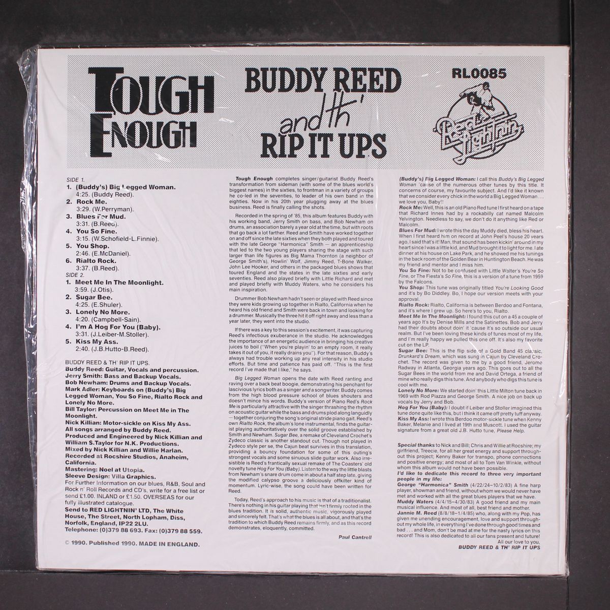 tough enough by BUDDY REED