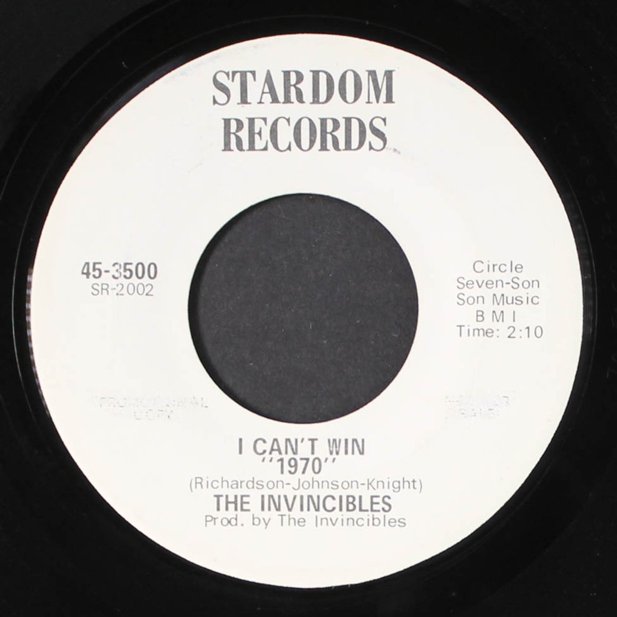 heart full of love / i can't win by INVINCIBLES