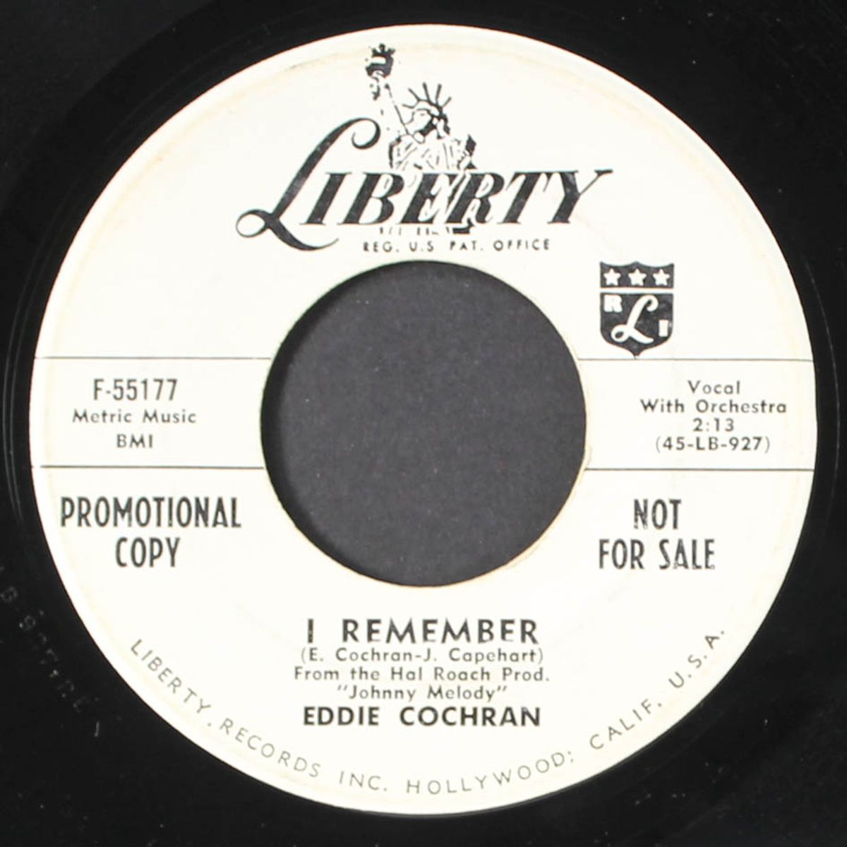 teenage heaven / i remember by EDDIE COCHRAN